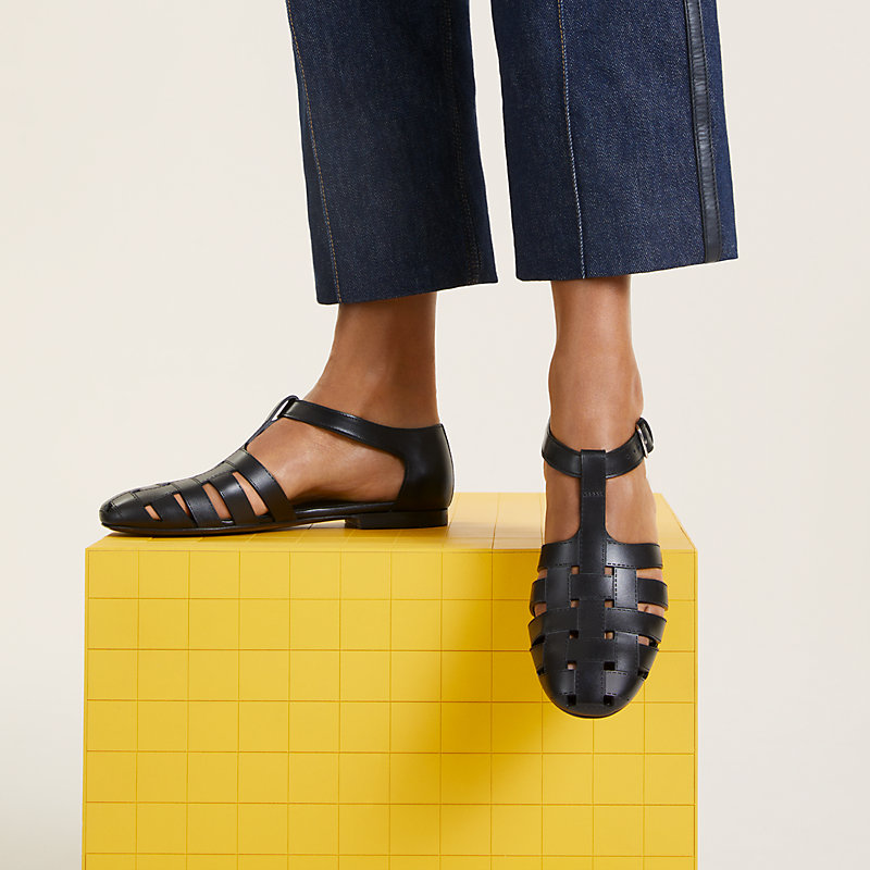 品揃え豊富で | 《インディゴ》 サンダル Hermès エルメス-公式サイト - 靴